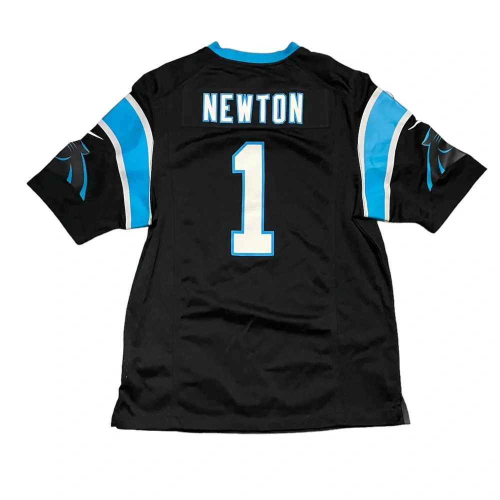 Men Nike Cam Newton Carolina Panthers Road NFL Football Jersey - Picture 3 of 3